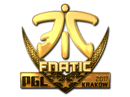 Sticker | Fnatic (Gold) | Krakow 2017