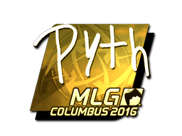 Sticker | pyth (Gold) | MLG Columbus 2016