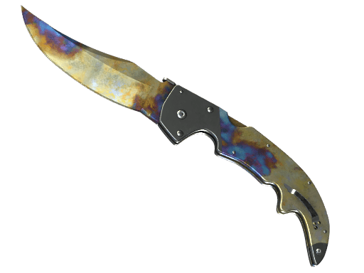 ★ StatTrak™ Falchion Knife | Case Hardened (Well-Worn)