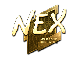 Sticker | nex (Gold) | Boston 2018