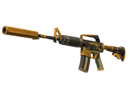 StatTrak™ M4A1-S | Golden Coil (Battle-Scarred)