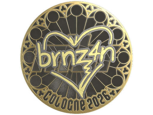 Sticker | brnz4n (Gold) | Cologne 2026