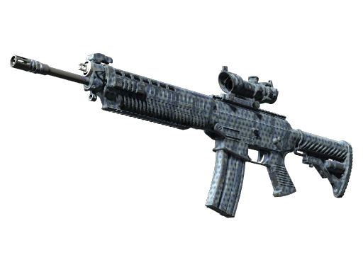 SG 553 | Waves Perforated (Field-Tested)