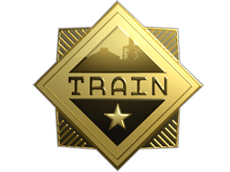 Sticker | Train (Gold)