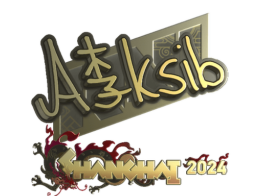 Sticker | Aleksib (Gold) | Shanghai 2024