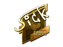 Sticker | SicK (Gold) | Boston 2018