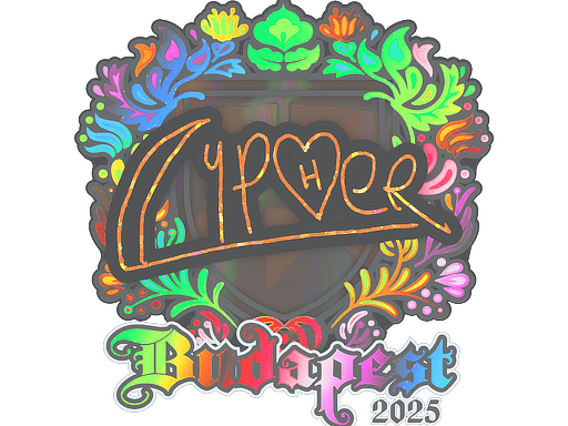 Sticker | Cypher (Holo) | Budapest 2025