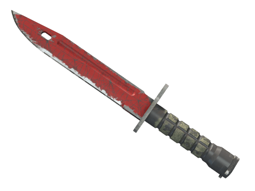 ★ StatTrak™ Bayonet | Crimson Web (Well-Worn)