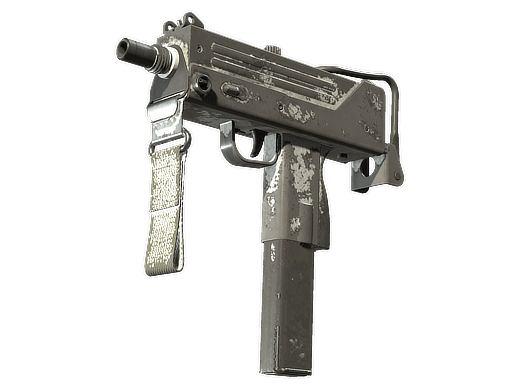 MAC-10 | Snow Splash (Battle-Scarred)