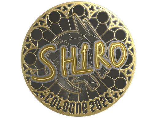 Sticker | sh1ro (Gold) | Cologne 2026