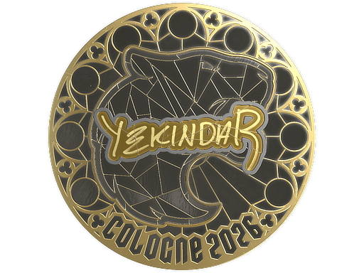 Sticker | YEKINDAR (Gold) | Cologne 2026