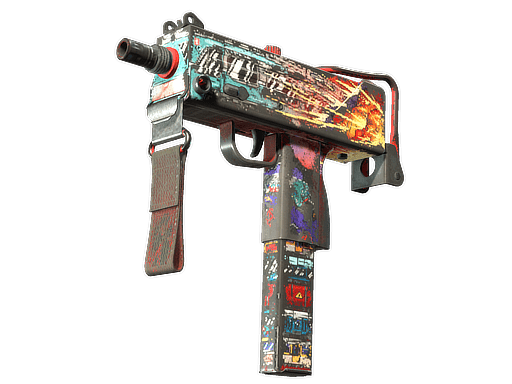 MAC-10 | Derailment (Battle-Scarred)