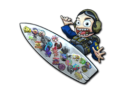 Sticker | Sticker Bomb Surf Ava (Foil)