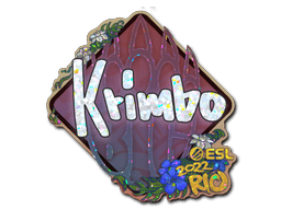 Sticker | Krimbo (Glitter) | Rio 2022