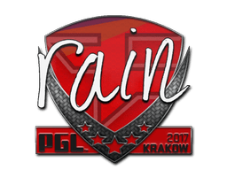 Sticker | rain | Krakow 2017