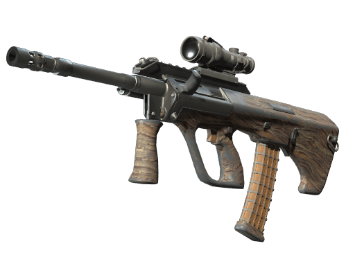 Souvenir AUG | Spalted Wood (Field-Tested)