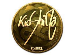 Sticker | kioShiMa (Gold) | Katowice 2019