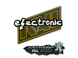 Sticker | electronic (Glitter) | Antwerp 2022