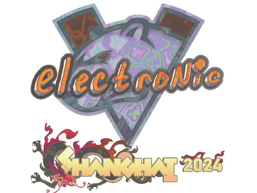 Sticker | electronic (Holo) | Shanghai 2024
