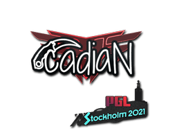 Sticker | cadiaN | Stockholm 2021