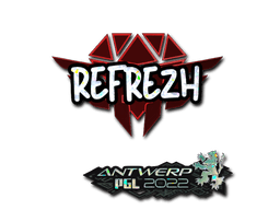 Sticker | refrezh (Glitter) | Antwerp 2022