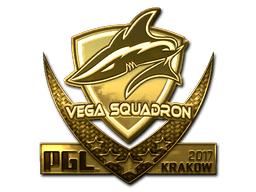 Sticker | Vega Squadron (Gold) | Krakow 2017