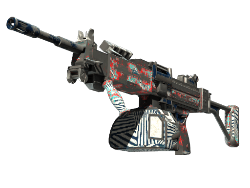 Negev | Dazzle (Battle-Scarred)