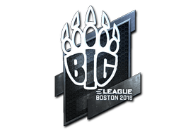 Sticker | BIG (Foil) | Boston 2018