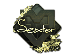 Sticker | dexter (Gold) | Rio 2022