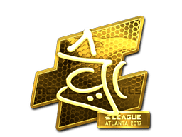 Sticker | chrisJ (Gold) | Atlanta 2017
