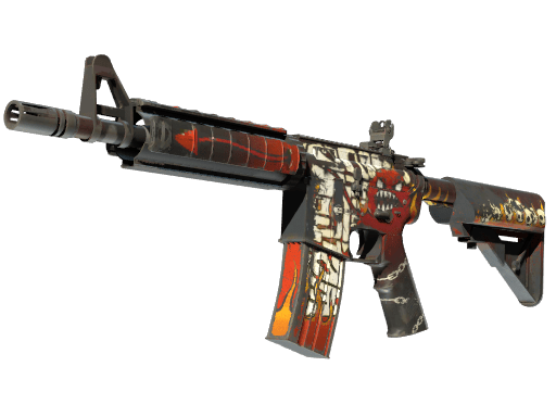 M4A4 | Hellfire (Well-Worn)