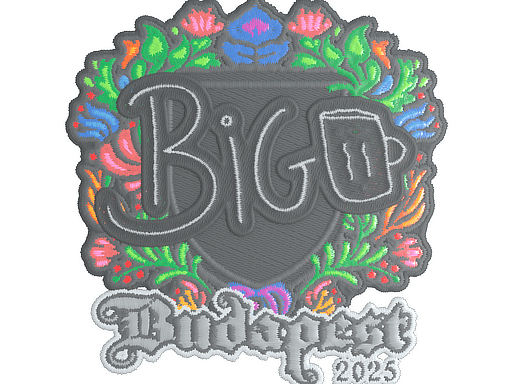 Sticker | biguzera (Embroidered) | Budapest 2025