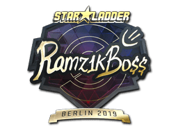Sticker | Ramz1kBO$$ (Gold) | Berlin 2019