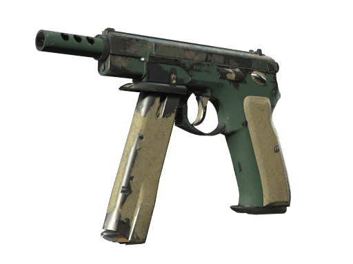 CZ75-Auto | Green Plaid (Battle-Scarred)