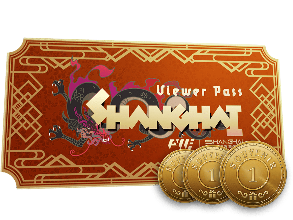 Shanghai 2024 Viewer Pass + 3 Souvenir Tokens