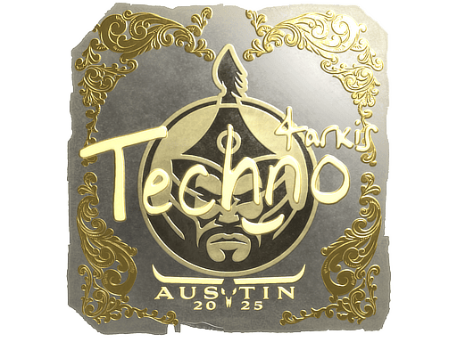 Sticker | Techno4K (Gold) | Austin 2025