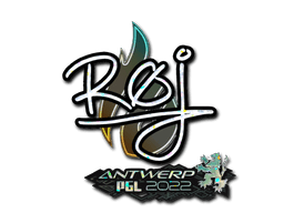 Sticker | roeJ (Glitter) | Antwerp 2022
