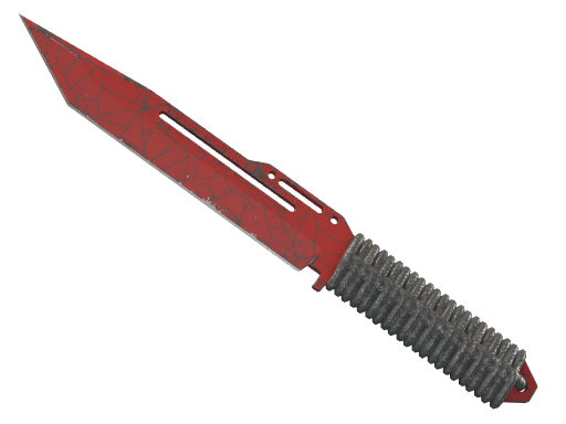 ★ Paracord Knife | Crimson Web (Well-Worn)