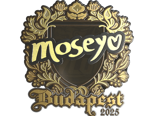 Sticker | Moseyuh (Gold) | Budapest 2025