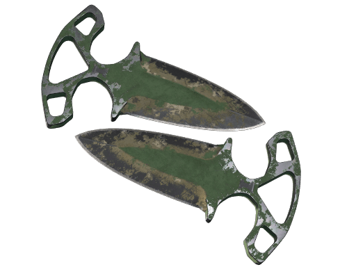 ★ StatTrak™ Shadow Daggers | Forest DDPAT (Battle-Scarred)