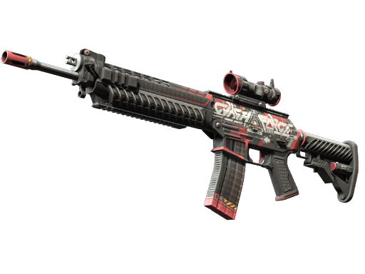 StatTrak™ SG 553 | Cyberforce (Minimal Wear)