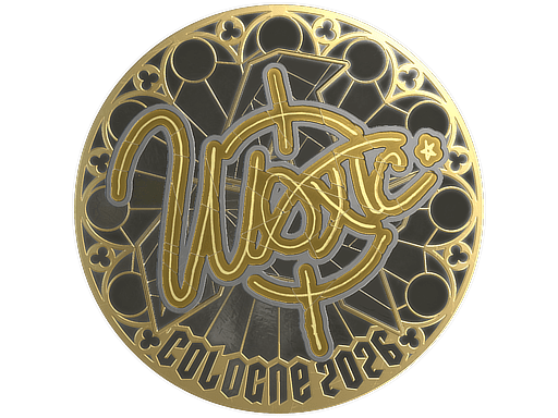 Sticker | woxic (Gold) | Cologne 2026