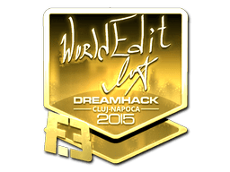 Sticker | WorldEdit (Gold) | Cluj-Napoca 2015