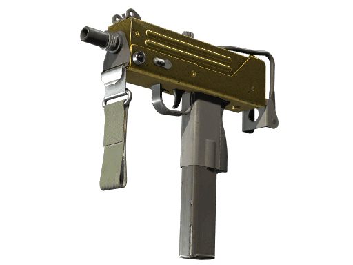 MAC-10 | Gold Brick (Well-Worn)