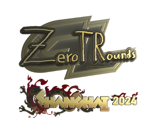 Sticker | ztr (Gold) | Shanghai 2024