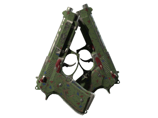 Dual Berettas | Briar (Field-Tested)