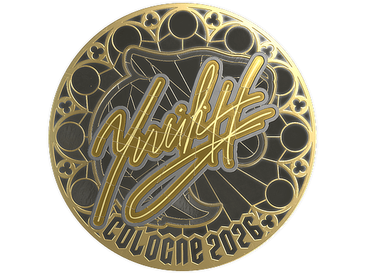 Sticker | yuurih (Gold) | Cologne 2026
