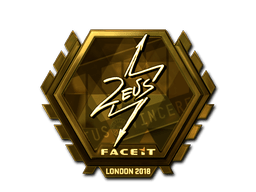 Sticker | Zeus (Gold) | London 2018