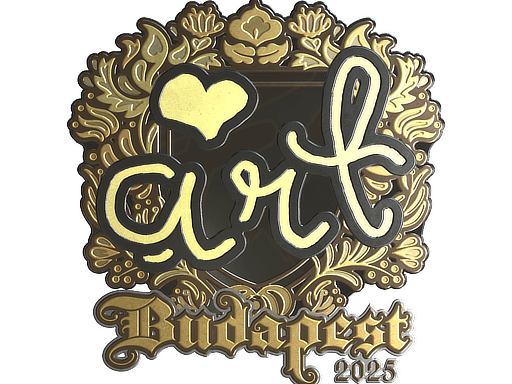 Sticker | arT (Gold) | Budapest 2025