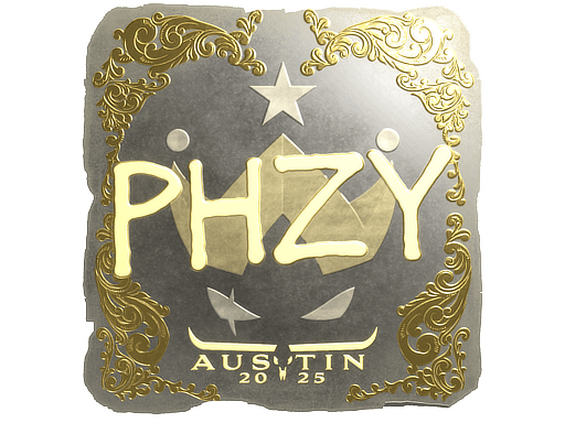 Sticker | phzy (Gold) | Austin 2025